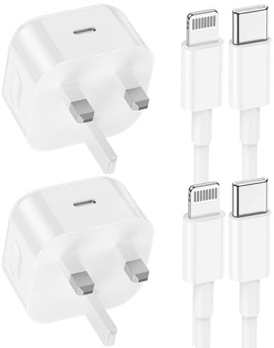 2Pack for iPhone Fast Charger, Apple Fast Charging Cable and 20W Plug USB C Charging for iPhone 14/14 Pro/14 Pro Max/13/13 Pro/13 Pro Max/12/11/XR/XS/iPad Pro/Airpods