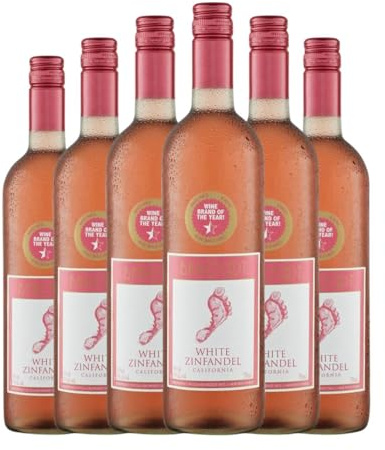 Barefoot White Zinfandel California 75 cl Rosé-Wein (Karton mit 6 Flaschen von 75 cl)