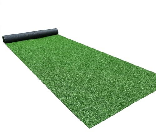 Kunstrasen Artificial Grass Rasenteppich Synthetic Turf Länge 100cm - 1000cm Rasen Dachgarten Realistische Kunstrasenmatte Verblasst Nicht Wasserdurchlässiger Teppich Rollrasen(Höhe: 30mm,100x900cm)