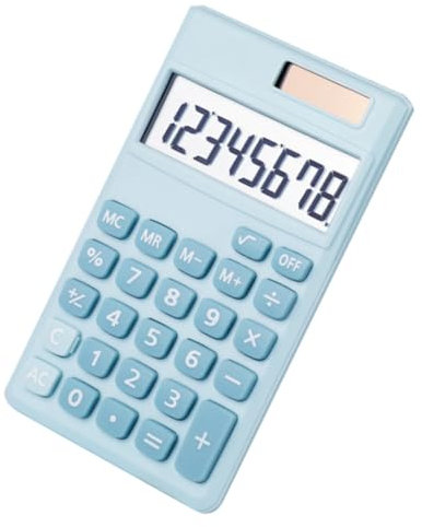 HOODANCOS Calculatrice Solaire Étudiante Chiffres Portable Outil Pratique pour Et Bureau Dégradé