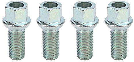Tissting Prigionieri Ruota, Viti per bulloni con capocorda M14x1,5, 4 pezzi Viti per ruota in ferro Filettatura da 29 mm Accessori per pneumatici per auto adatti per A4L