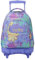 TOTTO - Mochila Escolar con Ruedas, Modelo Renglones, Capacidad 26,21 Litros, Bolsillo para PC 14, Bolsillo Botella, Correas en S para Mayor Comodidad, Resistente, Estampado Grafily