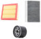 KIT TAGLIANDO 3 FILTRI ARIA OLIO ABITACOLO COMPATIBILE CON FIAT 500X 1.0 88KW 120CV