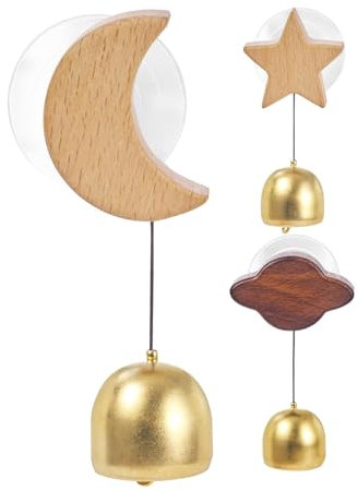 Door Wind Chime - Wind Bell Door Stop Barn Doorbell - Suction Shopkeepers Bell Door Bell Wind Chime Doorbell Ornaments for Refrigerator, Room