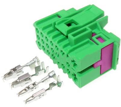 ChunLK 1 jeu de 23 trous AC Assemblage Prise électrique composite for voiture 1J0962623B Boîtier en plastique automatique Prise de commande centrale d'ordinateur non scellée