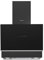 Hyundai Campana Extractora Inclinada 60cm Cristal negro HCPD600AN. Potencia 253m3/h, Tiro Doble, 4 Velocidades, Control Táctil, Filtro apto para Lavavajillas.