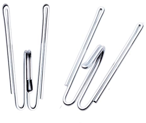 40 Pack Metal Curtain Hooks Heavy Duty Deep Prong Hooks for curtain Header Tape