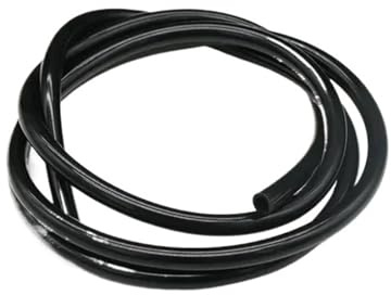Tuyau en caoutchouc de silicone noir(10 METERS_ID 4MM X 6MM OD)