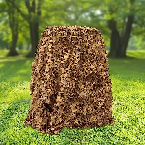 TFGXUE Tarnnetz Wüsten-Tarnmuster, Camouflage Netz aus Oxford-Gewebe, 300 x 500 cm Tarnnetz Sonnenschutz für Tarnen, Dekorieren & Beschatten - Ideal für Jagd, Garten, Paintball & Feste