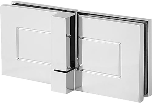 Dorma-Glas Duschtürband Tanora S2 180 Grad Ganzglas, links Duschtürscharnier, Messing glanzverchromt