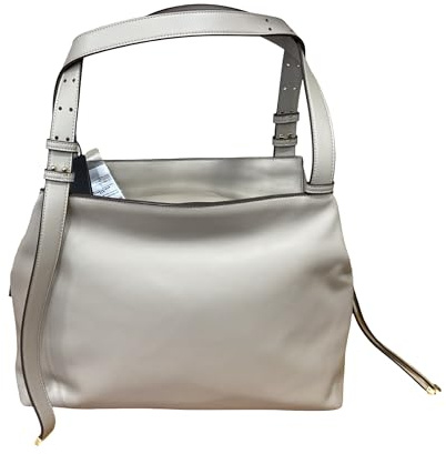 Armani Exchange AX 2603 Große Damen-Einkaufstasche mit 2 Griffen zum Tragen über der Schulter, beige