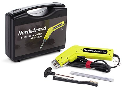 200W Nordstrand Styroporschneider WDVS Styrocutter mit Klinge 150mm - Styropor Schneider Styrodur Schneidegerät - Heißdrahtschneider Dämmstoffschneider
