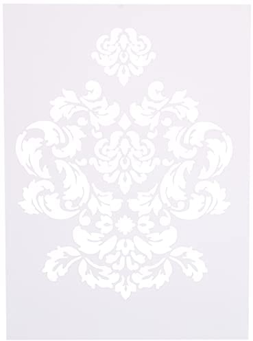 Efco Schablone Ornamente / 2 Motive DIN A 5, Kunststoff, durchsichtig, 21 x 15 x 1 cm