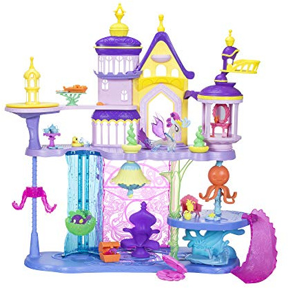 Hasbro My Little Pony C1057EU4 - Movie Schloss Canterlot und Seaquestria, Spielset