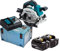 Scie circulaire LXT 18V Ø 165 mm (2x5.0 Ah) dans coffret Makpac 3 - MAKITA DHS661RTJU