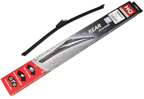 HQ Automotive HQA13 Rear Wiper Blade | for Skoda Fabia MK2 2006+, Roomster, SEAT Altea, Exeo ST, Ibiza Sport Coupe 2011+, VW Polo, Golf MK5, MK6, Touareg, Tiguan