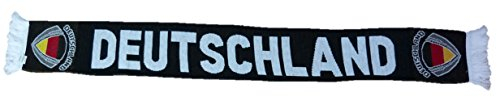 IDM Schal, Fanschal, Scarf, Deutschland, Germany schwarz
