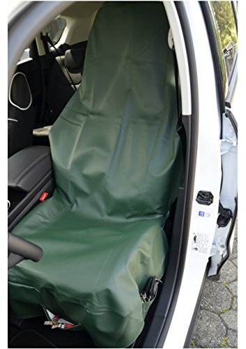 pitshop24 Werkstattschonbezug Werkstattschoner Sitzbezug Kunstleder Grün