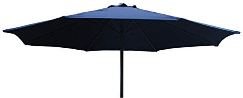 TFS PREMIUM Replacement Parasol Fabric Canopy for Standard & Cantilever Parasols (3m 8arm, Blue PREMIUM)