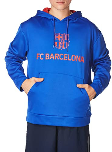 Icon Sports FC Barcelona Offiziell Lizenziertes Barça Erwachsene Herren Pullover Kapuzenpullover
