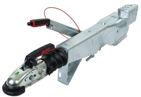 AL-KO Auflaufeinrichtung 251S mit AK270 Kugelkupplung für Anhänger 1500–2600 kg Vierkantdeichsel, feuerverzinkter Stahl, Stützlast 100 kg, sichere Verbindung und einfache Bedienung