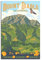 Mount Diablo California Vintage Reise-Poster, Leinwand-Kunst, Wanddekoration, Poster, Bild, Poster, Geschenk, 30 x 45 cm
