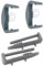 DL-pro Laufschienenanschlag Set 2x hinten 2x vorne für Beko Blomberg Whirlpool Bauknecht Ikea Laufschienenkappe Endschienenkappen Stopper für Geschirrkorb Geschirrspüler Spülmaschine