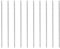 sourcing map Lot de 10 micro forets HSS W6542 0,4 mm - Longueur 20 mm - Pour acier doux, cuivre, aluminium