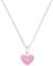 Prinzessin Lillifee Kette mit Anhänger 925 Sterling Silber Mädchen Kinder Halsschmuck, mit Zirkonia synth., 35+3 cm, Silber, Herz, Kommt in Schmuck Geschenk Box, 2035981