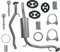 Polmo Mitteltopf Auspuff Mittelschalldämpfer für Honda Jazz 2 II GD/GE Schrägheck 1.2 1.4