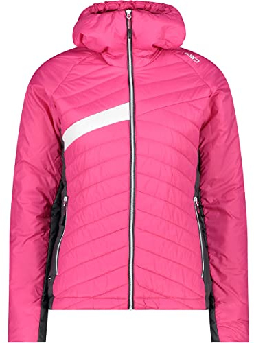 CMP Damen Hoodie Fix Jacke, Fucsia, 44