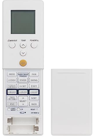 ALLIMITY Reemplazo de Mando a Distancia Aire Acondicionado adaptar por FUJITSU Air Conditioner AC A/C AR-REY1U AR-REA2E REF3E AR-REM1U