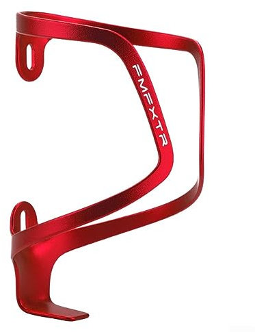 Wasserflaschenhalter, Flaschenhalter, Aluminiumlegierung, ultraleicht, Wasserbecher, Flaschenhalter, Oberfläche eloxiert (rot)