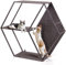 CanadianCat Company | HexaCat Kletterwand für Katzen - Katzenregal & Kratzbaum aus Metall im Industrial-Design mit Filzauflagen - 120x104x35 cm - grau - modernes Katzenmöbel