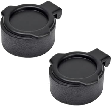 2PCS Copriobiettivo per cannocchiale da puntamento, Copri-cannocchiale apribile Flip Protezione per cannocchiale da puntamento per accessori da caccia all'aperto 30mm-65mm