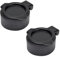2PCS Copriobiettivo per cannocchiale da puntamento, Copri-cannocchiale apribile Flip Protezione per cannocchiale da puntamento per accessori da caccia all'aperto 30mm-65mm
