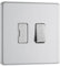 British General Electrical FBS15F Nexus Flatplate Screwless Brushed Steel 10ax Plate Fan Isolator Switch