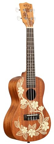Kala Voyage Collection Gardenia Concert Ukulele