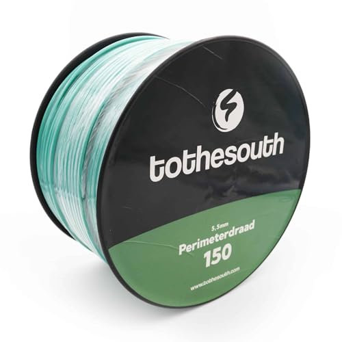 To the South® Filo perimetrale da 5,5 mm (PRO) adatto a tutti i robot tosaerba Robomow - Doppio isolamento - Lunghezza: 150 metri