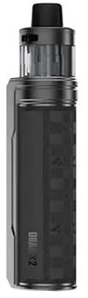 TVDC Voopoo Drag X2 Pod Kit, 5-80 W Adjustable, Display 0.96 TFT Screen, Battery Capacity 18650 * 1 (Not included), Sturdy and Stylish, 2ml Cartridge No Nicotine (Checkered Black)
