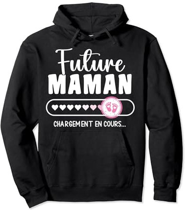 Future Maman En Cours Femme Enceinte Maman Sweat à Capuche