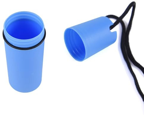 PURPLELILY Boîte de rangement étanche avec cordon pour flotteur, plongée, kayak, bateau, canoë, accessoires de natation, conteneur étanche, boîte étanche avec corde