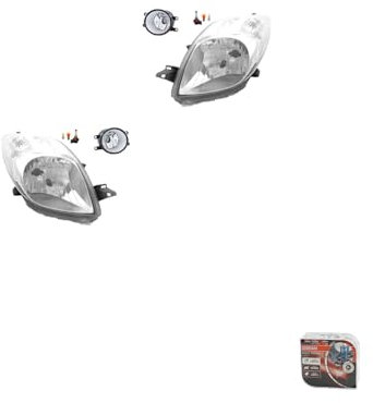 Johns, Scheinwerfer Satz + Nightbreaker passend für Toyota Yaris XP9 06-08