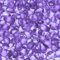 sourcing map Glass Stones, 453g/1 lbs Glass Pebbles Marbles Artificial Beads Gem Stones for Display Vase Filler Terrarium Flowerpot Decoration (5-9 MM, Purple)