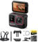 Insta360 Ace Pro 2 Ski Bundle - 8K Waterproof Action Camera Co-Engineered with Leica, 1/1.3 Sensor, Dual AI Chip, Leading Low Light, Superior Audio, Flip Screen & AI Editing for Vlogs