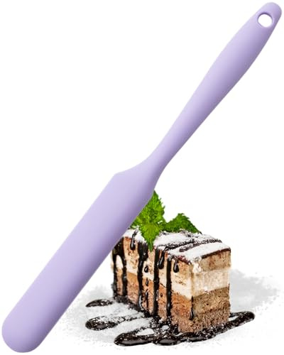 Taylors Eye Witness Mini Silicone Lavender Palette Knife - Dishwasher Safe. Flexible & Perfect Size for Icing Cupcakes, Buns & Pastries. Odour, Stain & Heat Resistant (260°C/500°F) 5 Year Guarantee.