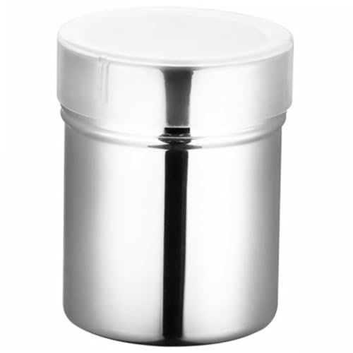 MAGICLULU 1pc Spice Jar Container Carpet Freshener Shaker Condiment Shaker Powder Sugar Pepper Shaker Salt Bottles Flour Dispenser Cacao Powder Baking Supply Silver Stainless Steel