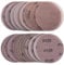 30Pcs 125mm Mesh Sanding Discs, Mesh Hook And Loop Sanding Pads 80/100/120/150/320/600 Assort Grit, Dust Free Round Mesh Sanding Discs Pads Anti-Clogging Polishing Sandpaper for Car Wood Floor
