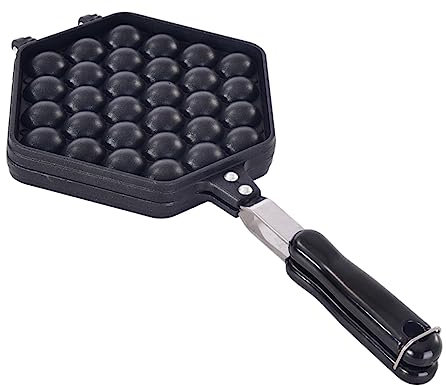 MAGICLULU Aluminiumlegierung Eierwaffelform Leicht zu Lösen Doppelseitige mit 30 Löchern Antihaftend für Haushalt und Party