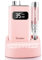 Enniewi 2 en 1 Ponceuse pour Ongles Rechargeable 35000 tr/min, Lime a Ongle Electrique Portative, Ponceuse Ongle Professionnel pour Acrylique/Gel, Manucure Pedicure Kit pour Salon/Maison, Rose